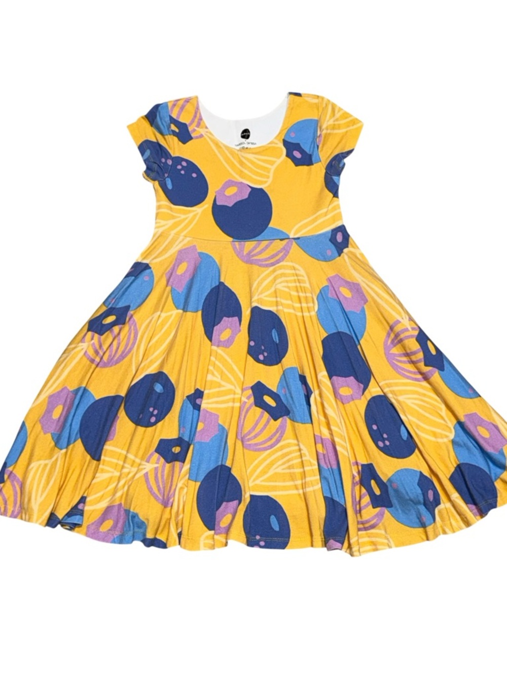 Rhubarb Collection x MARISOL ORTEGA Blueberry Twirl Handmade Dress